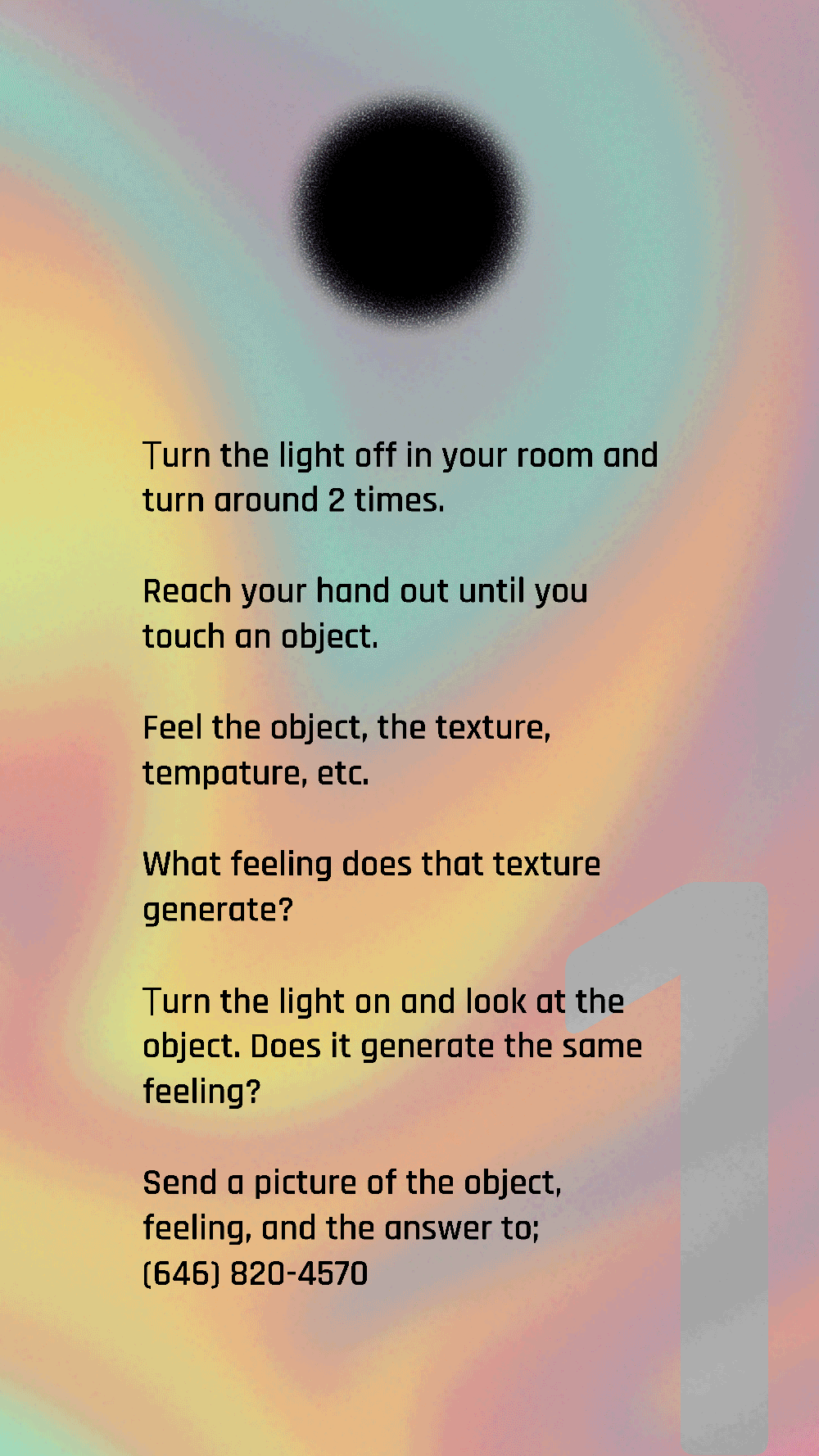 Screen shot the picture whenever you feel right.